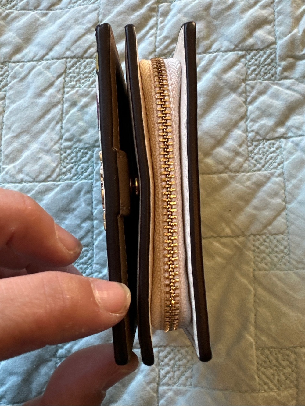 Coach Snap Wallet With Creature Print - Picture 3 of 6